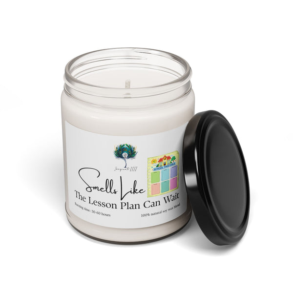 Smells Like The Lesson Plan Can Wait Imaginate 1111 Soy Candle - 9oz Scented Candle for Gifts, Relaxation & Celebrations