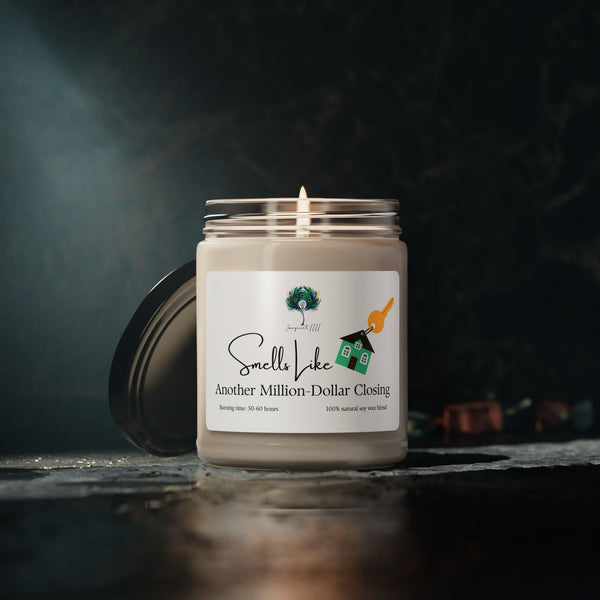 Smells Like Another Million Dollar Closing Imaginate 1111 Soy Candle - 9oz Scented Candle for Gifts, Relaxation & Celebrations