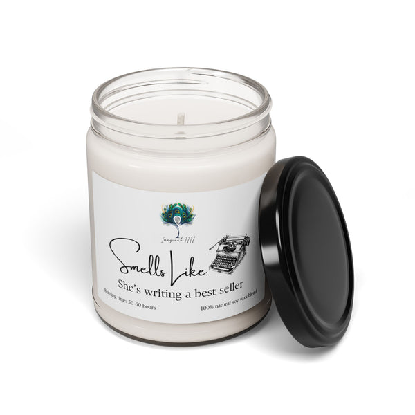 Smells Like She's Writing a Best Seller Imaginate 1111 Scented Candle for Writers, Creative Gift, Home Decor, Relaxation, Self-Care