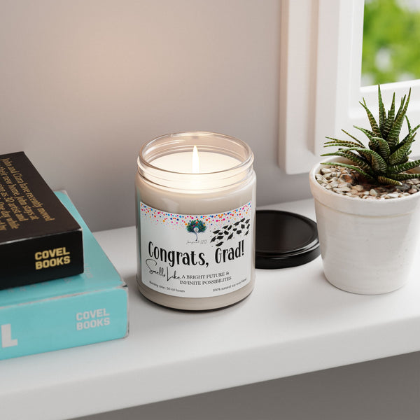 Congrats, Grad! Smells Like A Bright Future and Infinite Possibilities Imaginate 1111 Soy Candle - 9oz Scented Candle for Gifts, Relaxation & Celebrations