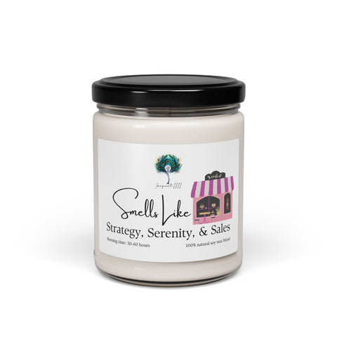 Smells Like Strategy, Serenity and Sales Imaginate 1111 Soy Candle - 9oz Scented Candle for Gifts, Relaxation & Celebrations