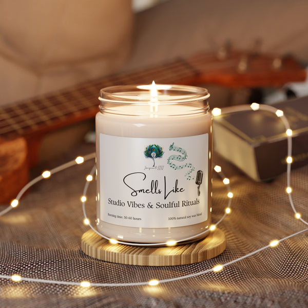 Smells Like Studio Vibes and Soulful Rituals Imaginate 1111 Soy Candle - 9oz Scented Candle for Gifts, Relaxation & Celebrations