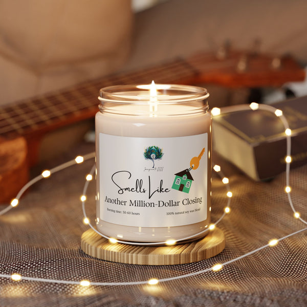 Smells Like Another Million Dollar Closing Imaginate 1111 Soy Candle - 9oz Scented Candle for Gifts, Relaxation & Celebrations