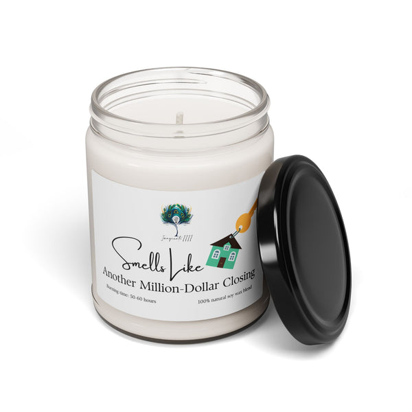Smells Like Another Million Dollar Closing Imaginate 1111 Soy Candle - 9oz Scented Candle for Gifts, Relaxation & Celebrations