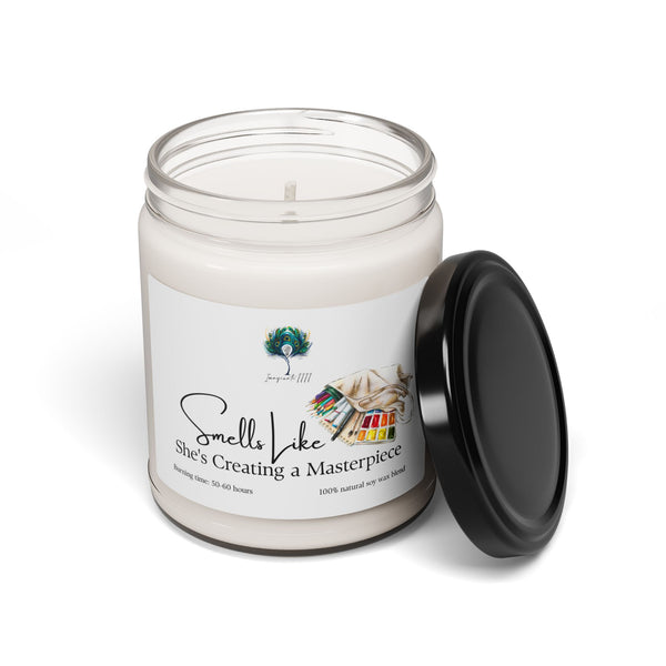Smells Like She's Creating a Masterpiece Imaginate 1111 Soy Candle - 9oz Scented Candle for Gifts, Relaxation & Celebrations