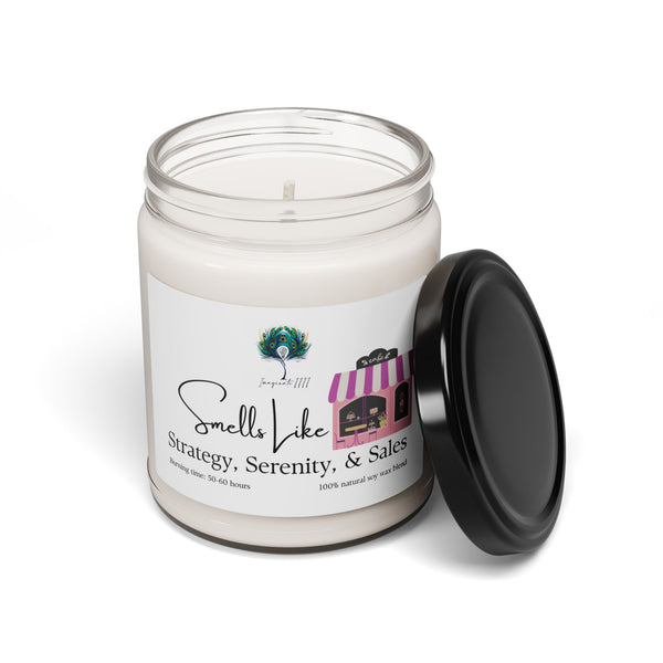Smells Like Strategy, Serenity and Sales Imaginate 1111 Soy Candle - 9oz Scented Candle for Gifts, Relaxation & Celebrations