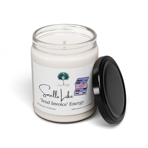 Smells Like 'Send Invoice' Energy Imaginate 1111 Soy Candle - 9oz Scented Candle for Gifts, Relaxation & Celebrations
