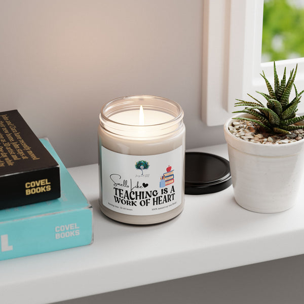 Smells Like Teaching is Work of Heart Imaginate 1111 Soy Candle - 9oz Scented Candle for Gifts, Relaxation & Celebrations