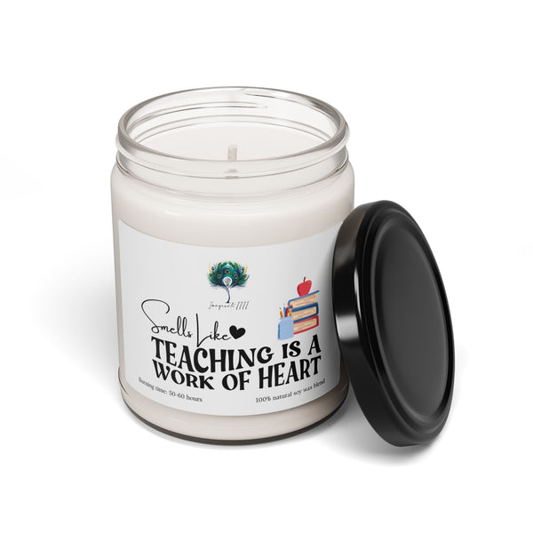 Smells Like Teaching is Work of Heart Imaginate 1111 Soy Candle - 9oz Scented Candle for Gifts, Relaxation & Celebrations