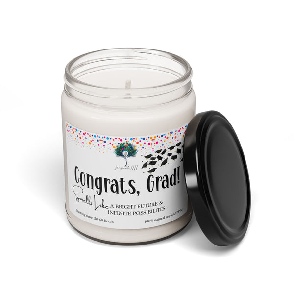 Congrats, Grad! Smells Like A Bright Future and Infinite Possibilities Imaginate 1111 Soy Candle - 9oz Scented Candle for Gifts, Relaxation & Celebrations