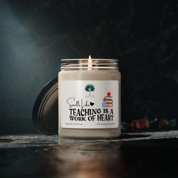 Smells Like Teaching is Work of Heart Imaginate 1111 Soy Candle - 9oz Scented Candle for Gifts, Relaxation & Celebrations