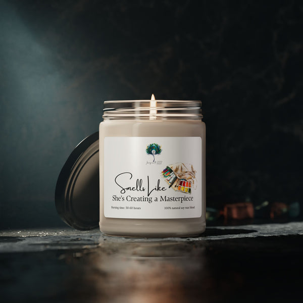 Smells Like She's Creating a Masterpiece Imaginate 1111 Soy Candle - 9oz Scented Candle for Gifts, Relaxation & Celebrations