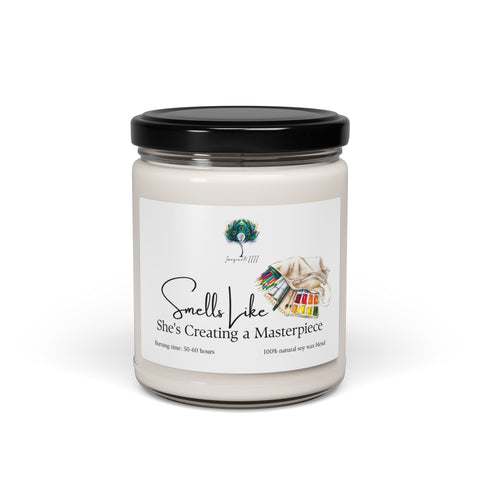 Smells Like She's Creating a Masterpiece Imaginate 1111 Soy Candle - 9oz Scented Candle for Gifts, Relaxation & Celebrations