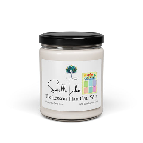 Smells Like The Lesson Plan Can Wait Imaginate 1111 Soy Candle - 9oz Scented Candle for Gifts, Relaxation & Celebrations