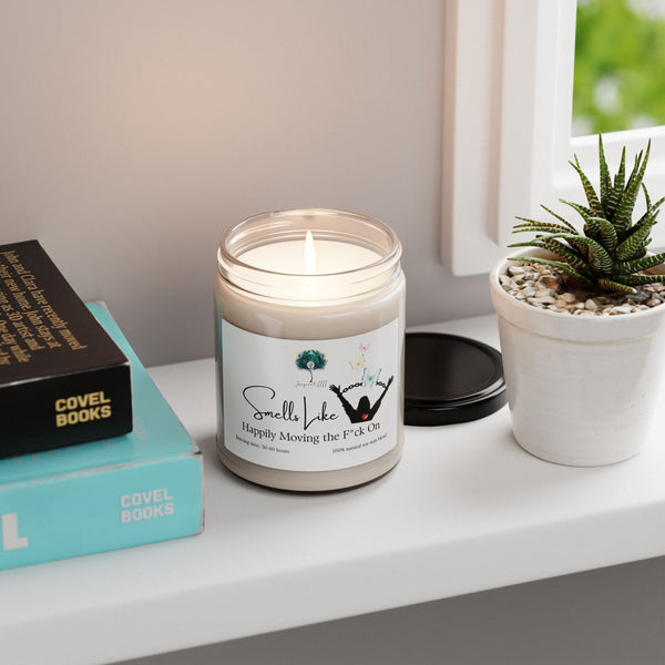 Smells Like Happily Moving the Fuck On Imaginate 1111 Soy Candle - 9oz Scented Candle for Gifts, Relaxation & Celebrations