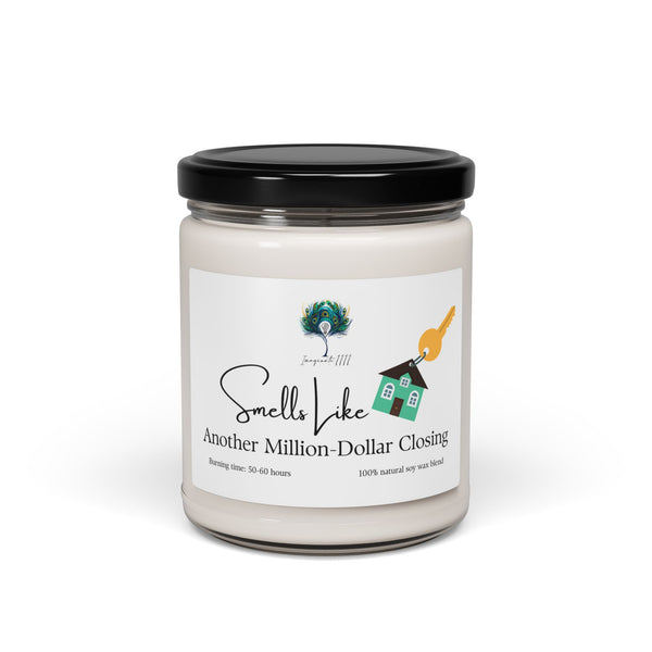 Smells Like Another Million Dollar Closing Imaginate 1111 Soy Candle - 9oz Scented Candle for Gifts, Relaxation & Celebrations