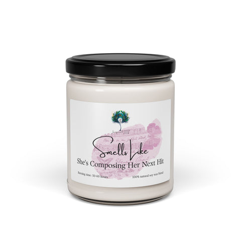 Smells Like She's Composing Her Next Hit Imaginate 1111 Soy Candle - 9oz Scented Candle for Gifts, Relaxation & Celebrations