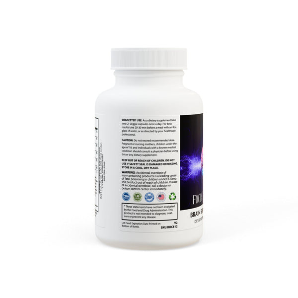 Focus Frequency Brain Support Complex Supplement (60 Capsules) Imaginate 1111