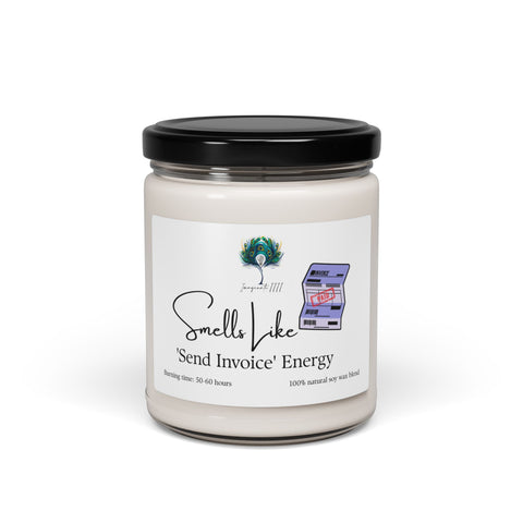 Smells Like 'Send Invoice' Energy Imaginate 1111 Soy Candle - 9oz Scented Candle for Gifts, Relaxation & Celebrations