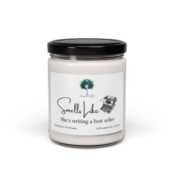 Smells Like She's Writing a Best Seller Imaginate 1111 Scented Candle for Writers, Creative Gift, Home Decor, Relaxation, Self-Care