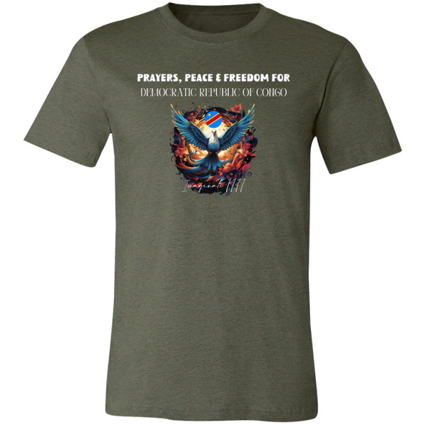 Imaginate 1111 Democratic Republic of Congo CHARITY Unisex Jersey Short-Sleeve T-Shirt