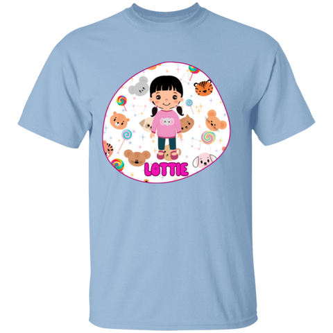 Lottie CHIKASA KIDS Youth 5.3 oz 100% Cotton T-Shirt
