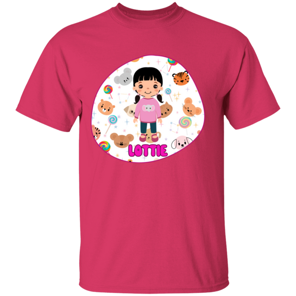 Lottie CHIKASA KIDS Youth 5.3 oz 100% Cotton T-Shirt