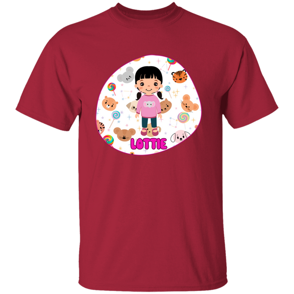 Lottie CHIKASA KIDS Youth 5.3 oz 100% Cotton T-Shirt