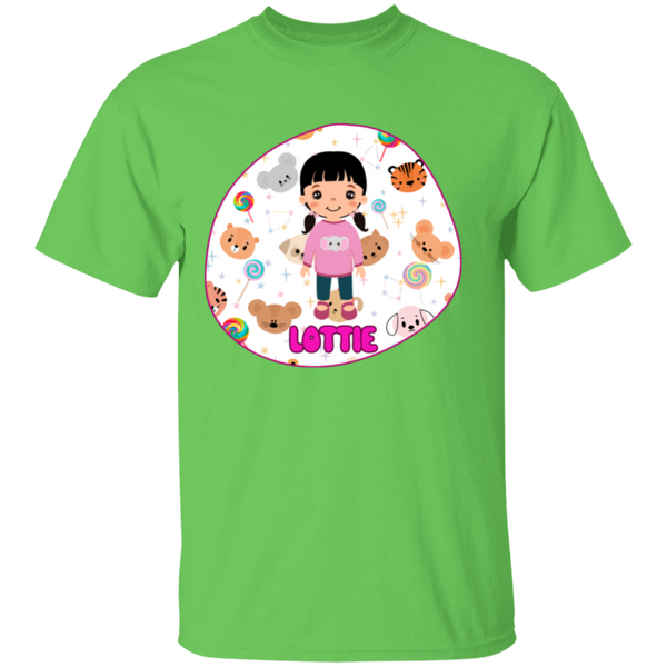 Lottie CHIKASA KIDS Youth 5.3 oz 100% Cotton T-Shirt