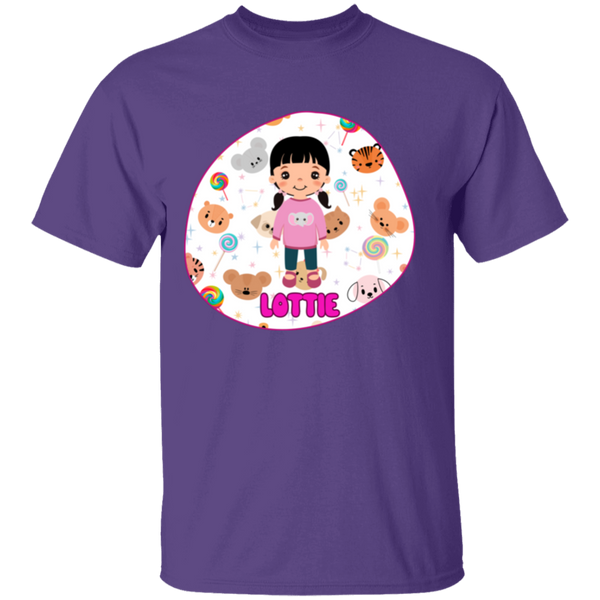 Lottie CHIKASA KIDS Youth 5.3 oz 100% Cotton T-Shirt