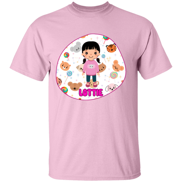 Lottie CHIKASA KIDS Youth 5.3 oz 100% Cotton T-Shirt