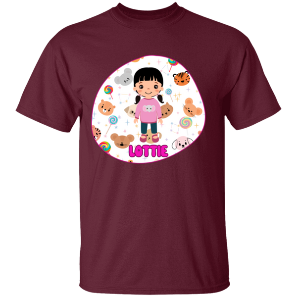 Lottie CHIKASA KIDS Youth 5.3 oz 100% Cotton T-Shirt