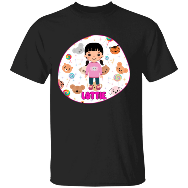 Lottie CHIKASA KIDS Youth 5.3 oz 100% Cotton T-Shirt