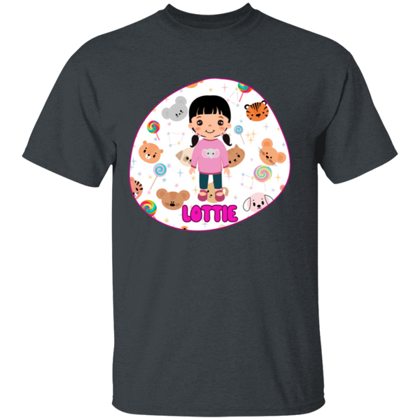 Lottie CHIKASA KIDS Youth 5.3 oz 100% Cotton T-Shirt