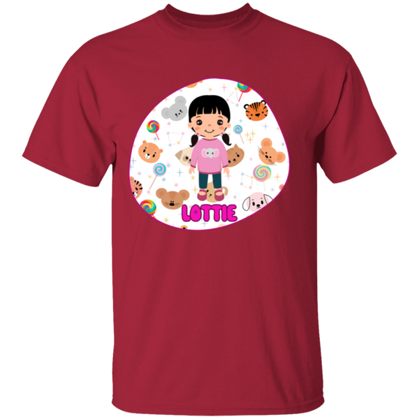 Lottie CHIKASA KIDS Youth 5.3 oz 100% Cotton T-Shirt