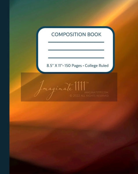 Copy Of Composition Book College Ruled Lined Paper 150 Pages: Ifeanyi C. Oshun Imaginate1111